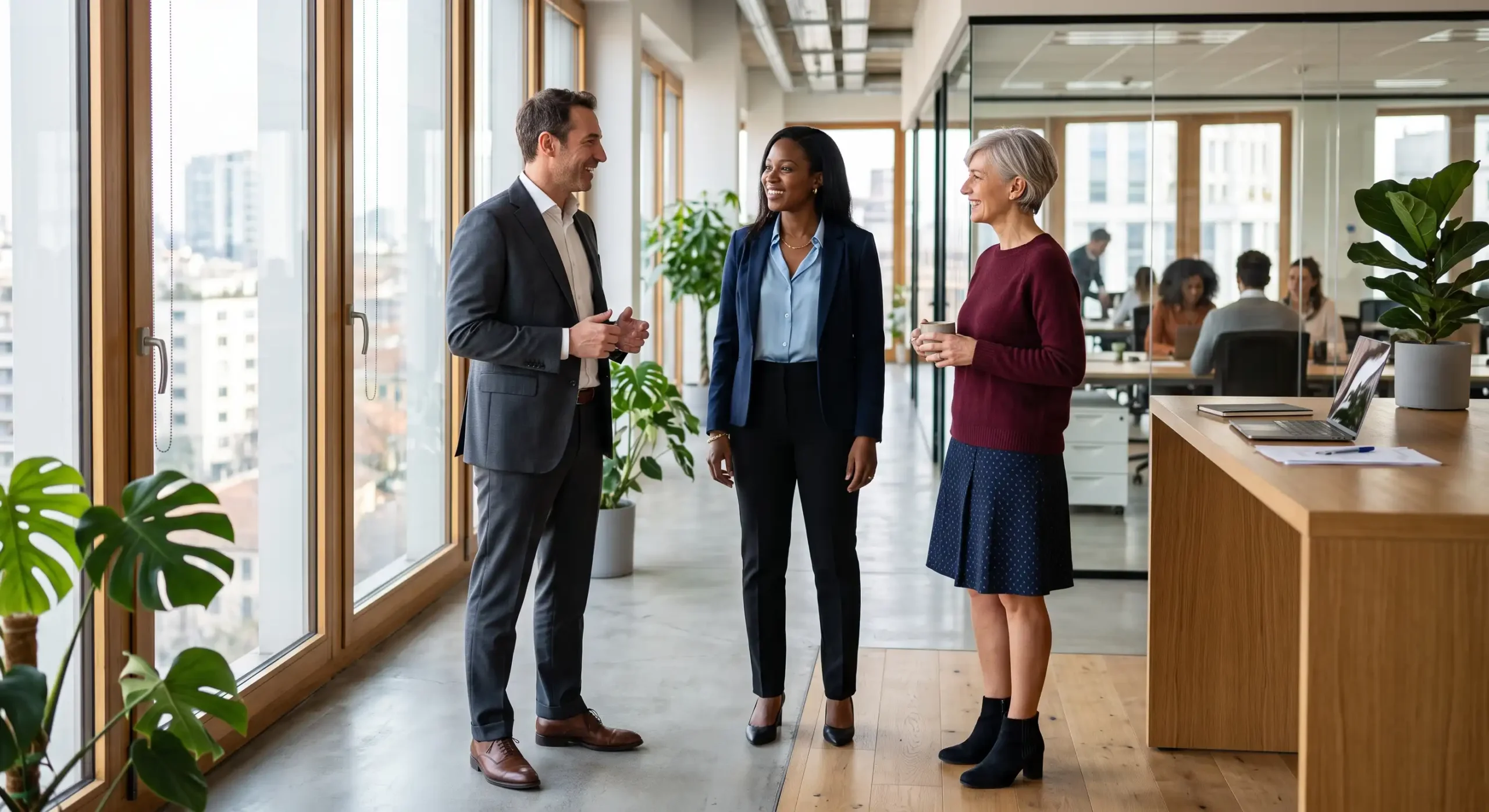 Imprenditori con background diversi che gestiscono centri di assistenza familiare